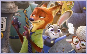 Official art from Disney's Zootopia in theaters March 4