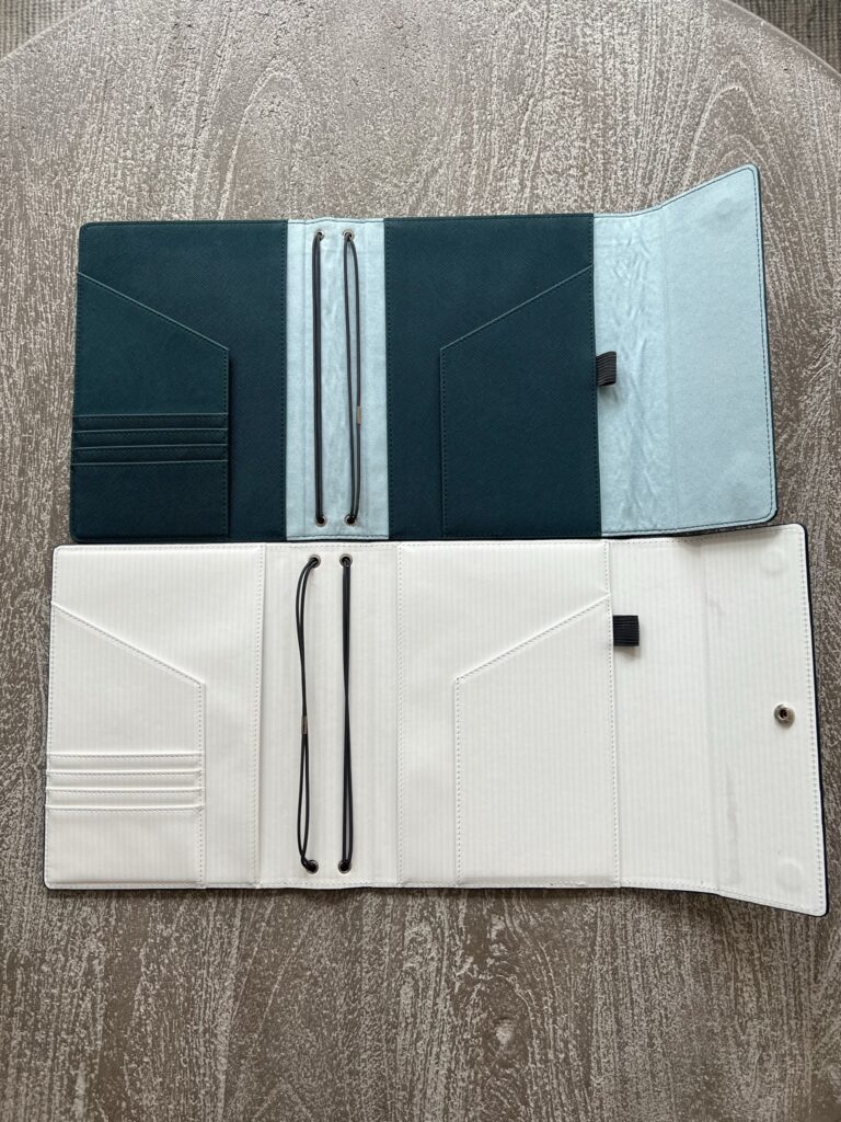 Comparison of old folios (top) and new folios (bottom)
2024 Makselife planner review.